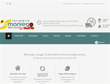 Tablet Screenshot of ferreteriasamaniego.com